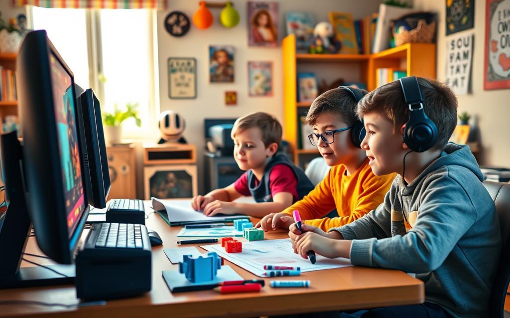 gaming children